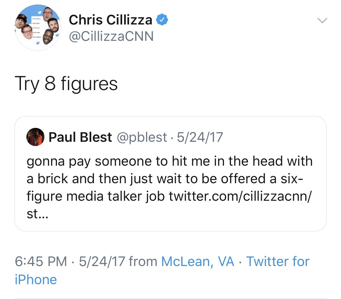 Marlow Stern on Twitter: "chris cillizza claims he is paid 8 figures for  this level of analysis https://t.co/7ofhx0hk1D" / Twitter