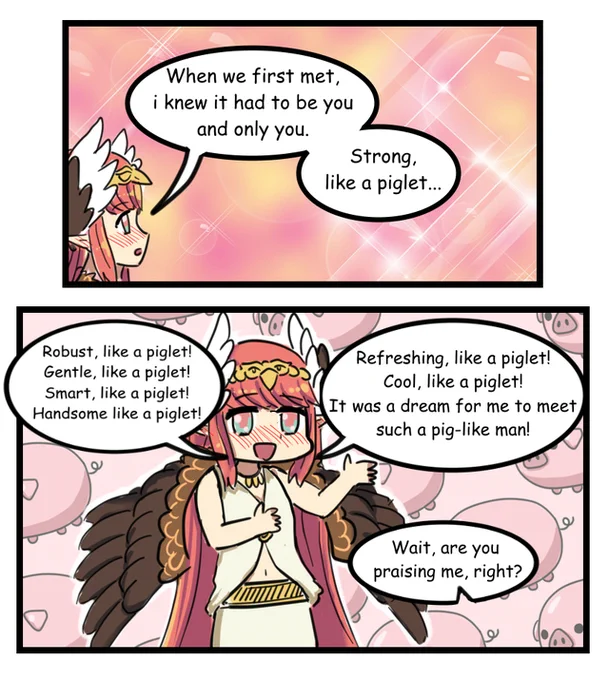 Circe Bond Lvl 5 proposing to Master! (read LEFT to RIGHT) 