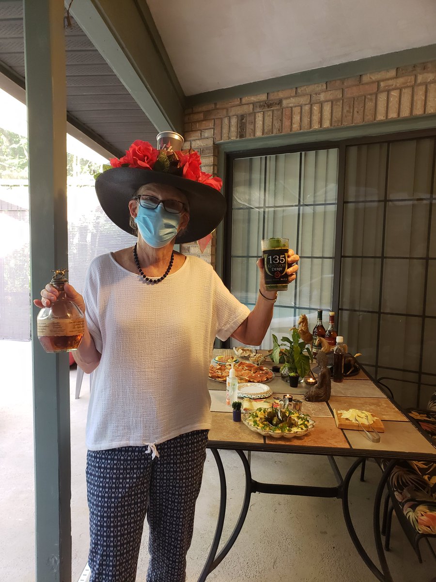janehouston's tweet photo. #KYDerbyAtHome #KyDerby https://t.co/Gwqnt9GKuu