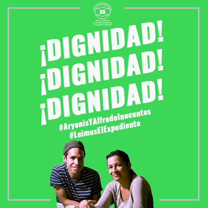 jenybe15's tweet photo. La dignidad no se negocia.. #AryenisYAlfredoInocentes https://t.co/AgYP8QeDKH