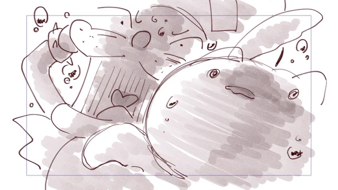 夏だ!スイカだ!「SUPER SHIRO」第47話🍉✨
制作さんに誘っていただき、演出を橋本さん( @hsmtnrk_636 )におねがいしました!いつもながら大変お世話になりました🌕
まるっと描かせていただいて、とっても楽しかったです🍉夏が終わる前にどうぞよろしくおねがいします!! 
