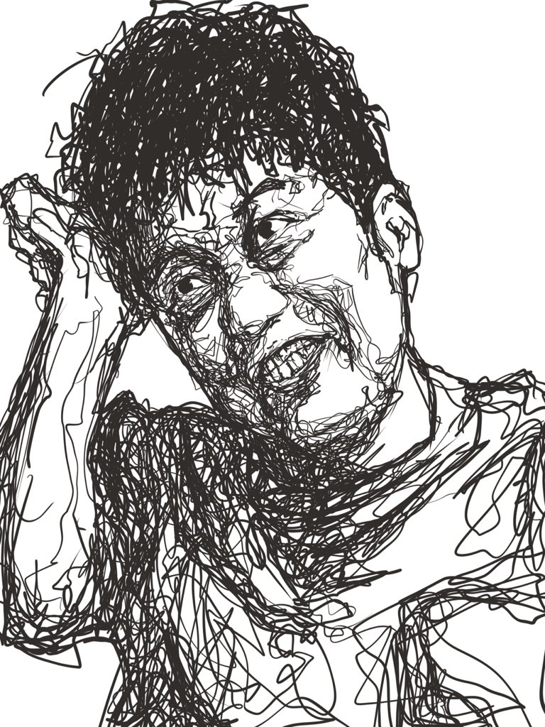 永田の似顔絵 永田の似顔絵