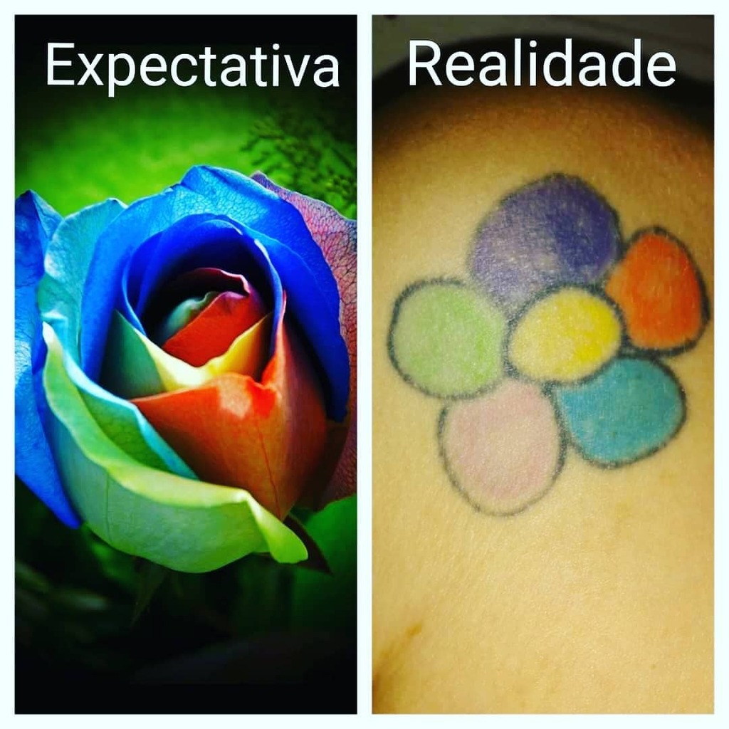 anandapadilha_'s tweet photo. Sobre a minha tatuagem no ombro:
- Moço eu quero uma flor com pétalas coloridas tu faz?
- Claro, vai ficar perfeito! 🤷‍♀️😅🤣
#tattoofail
#tattoo #tatuagembr #girlwithtattoos #tatuagembrasil #tatuagemcolorida #badtattoo #badink #gamergirl #geekgirl #guriag… https://t.co/Ieqoz3BAdm https://t.co/AZsMZIVAmA