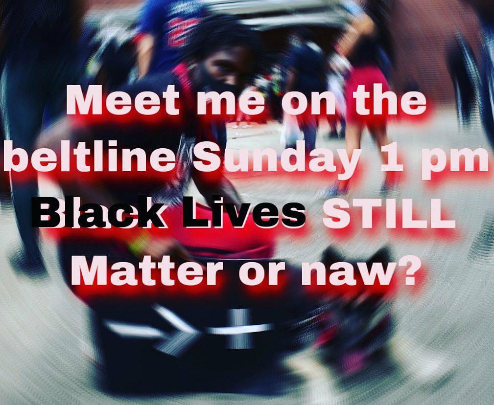 AtlPFJ's tweet photo. An individual wants me to share this for him to get more people to come. No better person to ask than @WhereProtest https://t.co/TIVdDUM5Z3