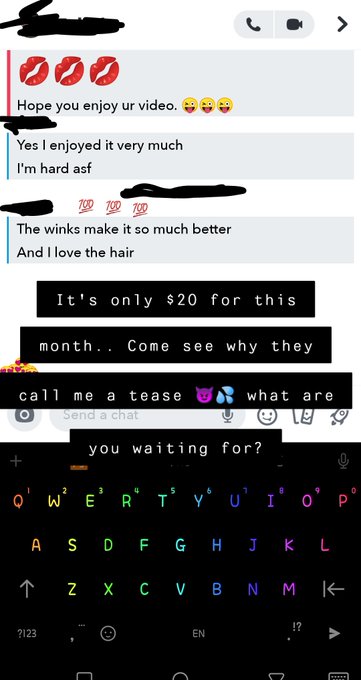 Come have some fun! Add me on snap @slobonmykabob💋💋💋  @BurattinoP @camgirlheaven66 @PromoteCamGirl @camangelspromo<a class="tags" target="_blank" title="On Twitter" href="/?out=eyJ0eXAiOiJKV1QiLCJhbGciOiJIUzUxMiJ9.eyJpYXQiOjE3MjU5ODQxOTcsImlzcyI6InR3cG9ybnN0YXJzLmNvbSIsIm5iZiI6MTcyNTk4NDE5NywiZXhwIjoxNzU3NTIwMTk3LCJyZWRpcmVjdF91cmwiOiJodHRwczovL3R3aXR0ZXIuY29tL3Nsb2Jvbm15a2Fib2IifQ.eeKIqe5A31QXIHoj-WF97-BjIQHgLhL3RIwLFgV26pLgNcA_k0n14KjJwh5mYUoPQvNGatxBdBdL6LUFcRO-IA">@slobonmykabob</a><a class="tags" target="_blank" title="On Twitter" href="/?out=eyJ0eXAiOiJKV1QiLCJhbGciOiJIUzUxMiJ9.eyJpYXQiOjE3MjU5ODQxOTcsImlzcyI6InR3cG9ybnN0YXJzLmNvbSIsIm5iZiI6MTcyNTk4NDE5NywiZXhwIjoxNzU3NTIwMTk3LCJyZWRpcmVjdF91cmwiOiJodHRwczovL3R3aXR0ZXIuY29tL0J1cmF0dGlub1AifQ.ffLbFc7Do1N8zCflRjJmIsVWjcj2HJA0GhrgtyslZKPTOdnA2w6mvpyK76UHBGW_JRR8FVwitJ1KlwawHcHKkg">@BurattinoP</a><a href="/tag/wet"class="tags"><span>#wet</span></a><a href="/tag/kinks"class="tags"><span>#kinks</span></a><a href="/tag/findomme"class="tags"><span>#findomme</span></a><a href="/tag/sessions"class="tags"><span>#sessions</span></a><a href="/tag/kiksessions"class="tags"><span>#kiksessions</span></a><a href="/tag/cashtribute"class="tags"><span>#cashtribute</span></a>