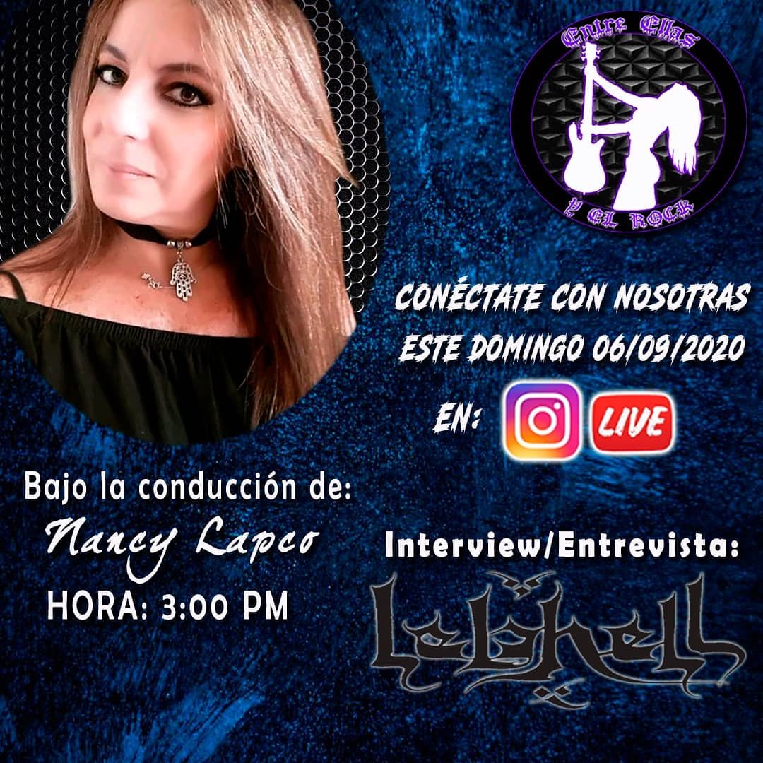 Mañana domingo 06 de septiembre a las 3:00 pm (hora Venezuela) tendremos en instagram Live a la banda <a href="/lelahellband/">lelahell</a> bajo la conducción de <a href="/Nancy30751540/">Nancy</a>