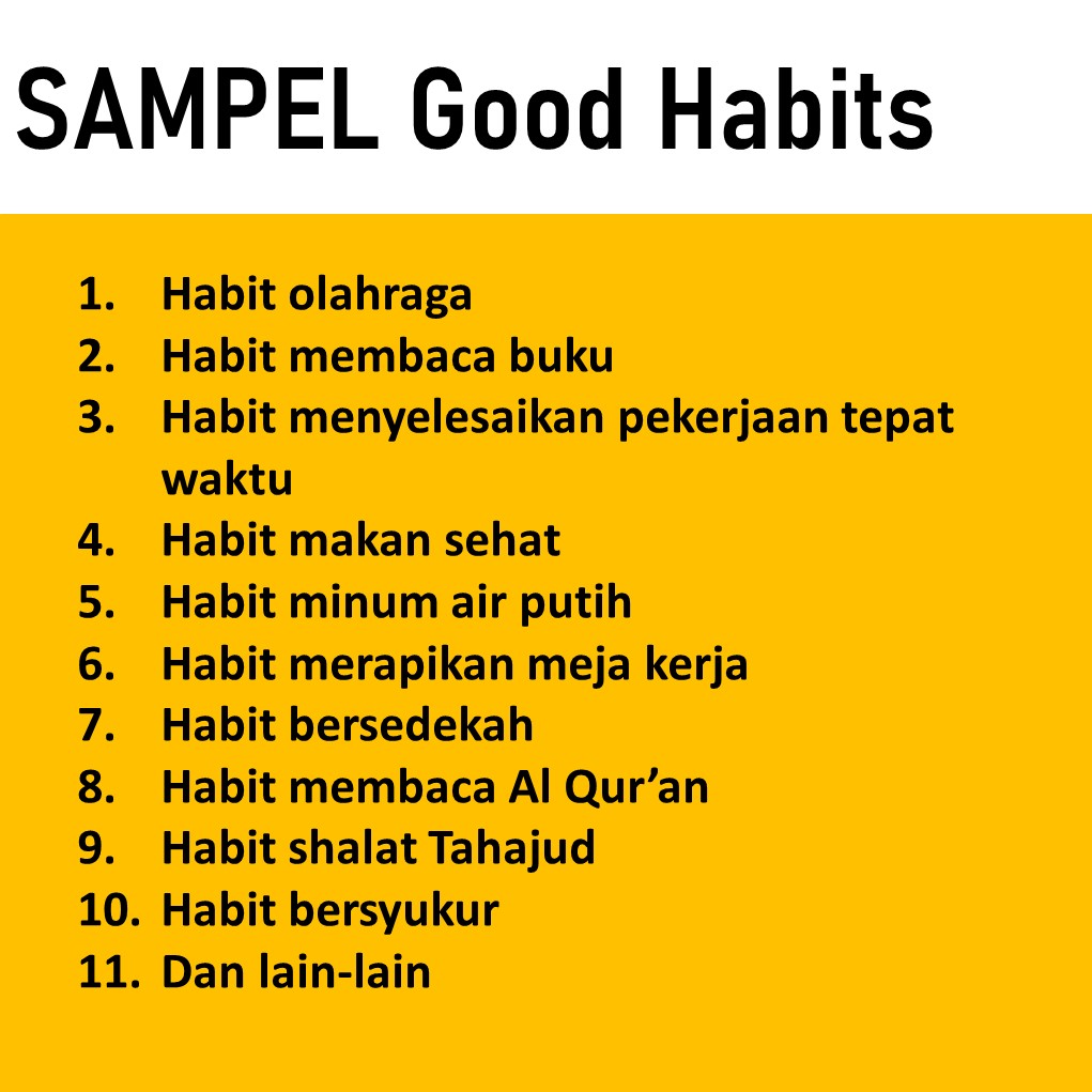 Strategi_Bisnis's tweet photo. Break your bad habits. 
Because your habits will shape your destiny. 

Change your habits.
Change your life. 

Semoga anda lbh banyak punya yg sebelah kanan. Bukan yg di sebelah kiri.

Berikut 3 tips simpel to build good habits.

Thread. https://t.co/JJANAB1Exu