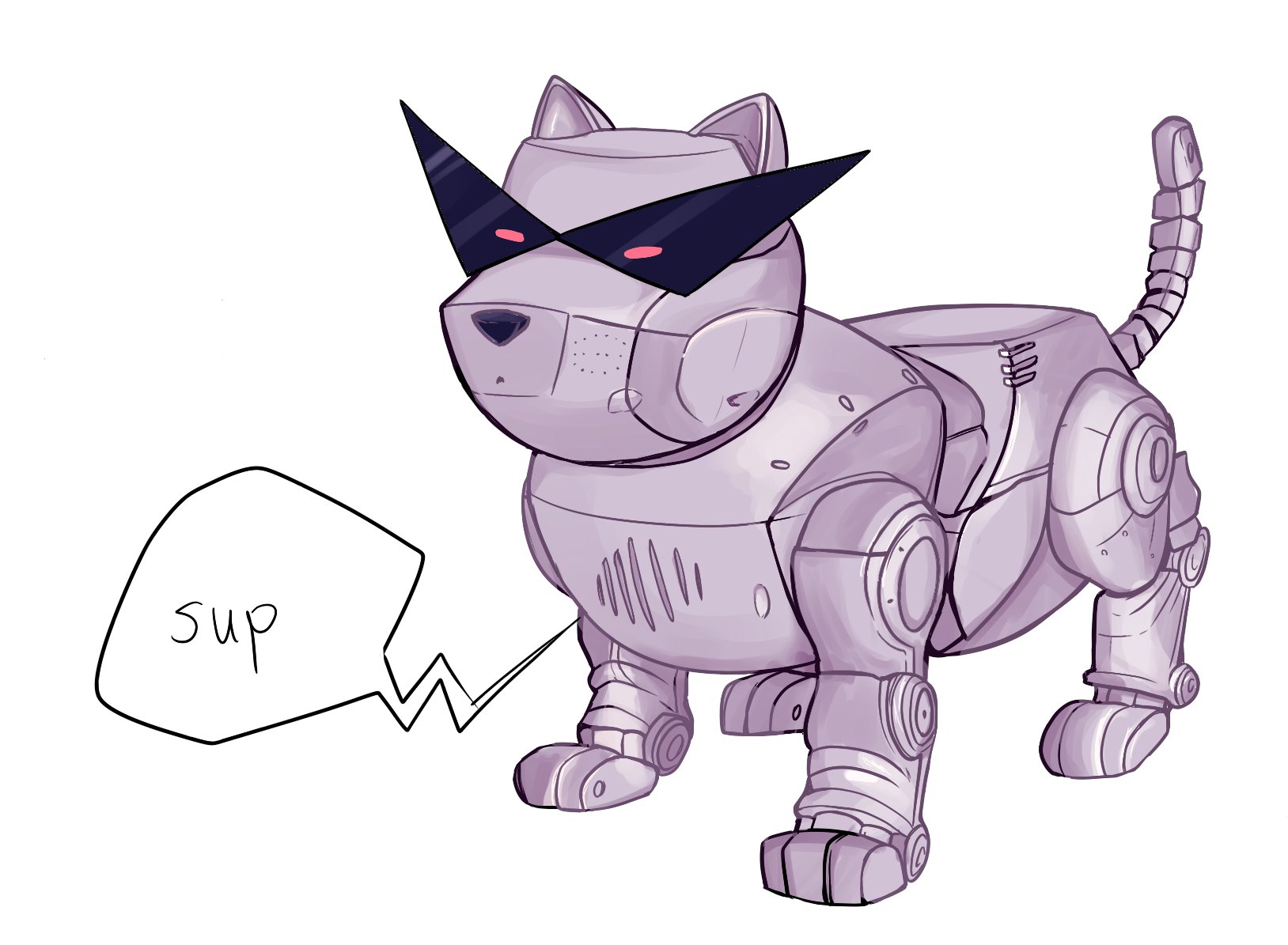 Tekno top robot cat