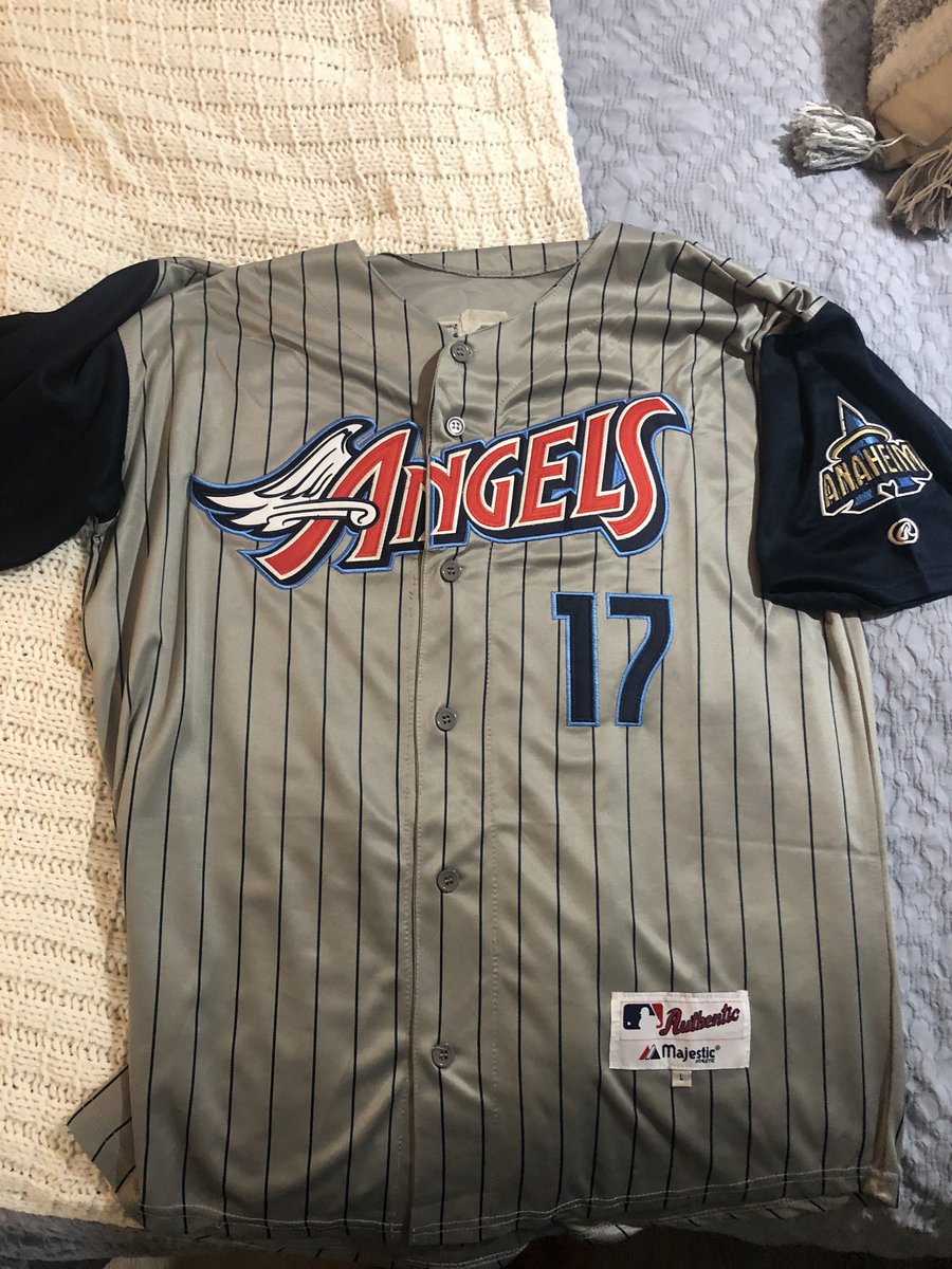 Brent Maguire on X: Added a new #Angels jersey to the collection today.  Darin Erstad road jersey circa 1997-2001. Come @ me haters   / X