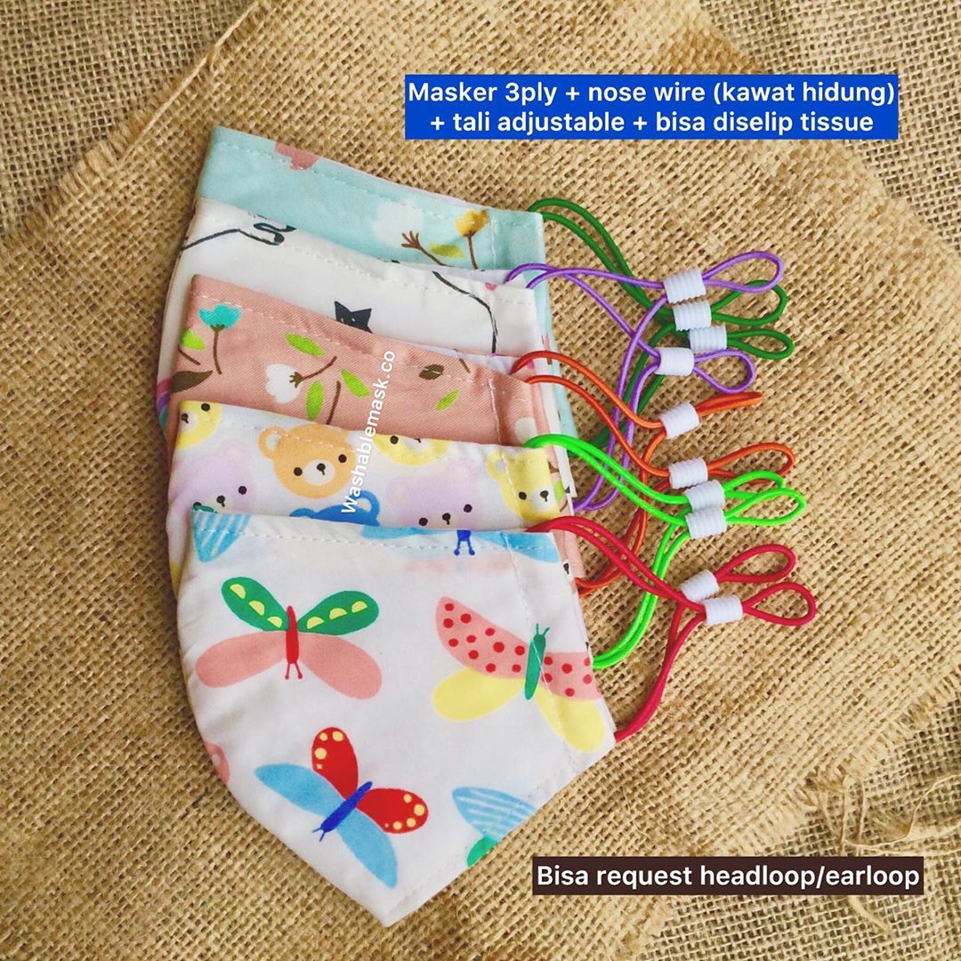 washablemaskCo's tweet photo. MASK 3ply+KAWAT HIDUNG(nosewire)+TALI ADJUSTABLE
.
KEUNGGULAN:
🌻 Masker 3ply (3lapis)
🌼 Menggunakan 100% cotton good quality
🌻 Tersedia 3 ukuran Dewasa, anak 5-9yo, anak 9-12yo
🌼 Ada kawat elastis premium (mudah dibentuk dan tidak bikin sakit)
[Baca sampai abis ya!] https://t.co/dFuz4kKSRq