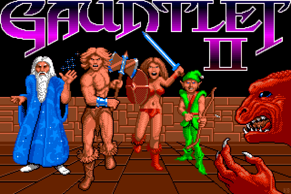 davidmotowylak */ on Twitter: "A Wizard, a Warrior, an Elf, and a Valkyrie  travel through various mazes, collect treasure and magic potions, and fend  off assorted creatures. The #Amiga version of