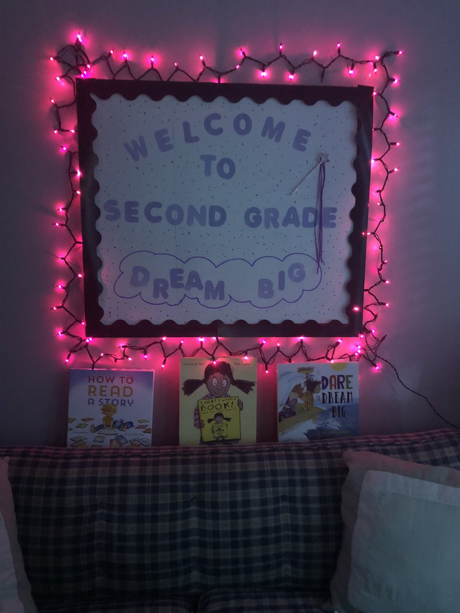 We are ready to DREAM BIG this year in Mrs. Schafer’s “classroom”! Can’t wait to “see” my second graders on Tuesday! #cheerforchurchville <a href="/cveschargers/">Churchville Chargers</a> <a href="/lisa_minutoli/">Lisa Minutoli</a>