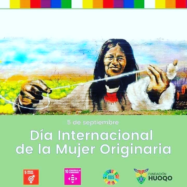 Día de la #mujer #originaria , desde @fundacionhuoqo trabajamos todos los días en la sensibilización para reducir las disigualdades #ODS10 y empoderamiento  #ODS5 
#pueblosoriginarios #ODS #Ambiente #Qom #mocovi #wichi
