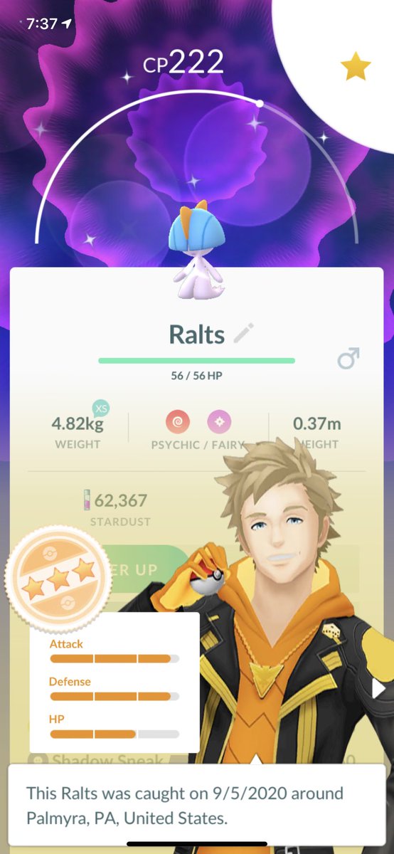 TheShinyLab's tweet photo. ✨Ralts out of a research trainers! How is the first week of Mega-September going for you guys?! https://t.co/AvkM38uhuO