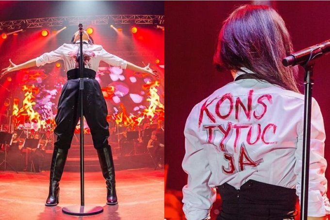 WolnaRadio's tweet photo. Idź do #TVPiS , weź pieniądze od Kurskiego i zademonstruj, jak ci ciężko w #kaczofaszyźmie!
Justyna #Steczkowska - królowa żenady! 
#Opole2020 https://t.co/4ztjONsEMS