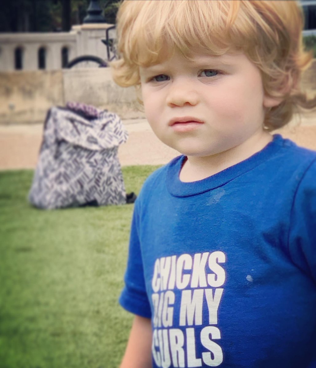 matthewgreco5's tweet photo. My beautiful boy is growing up so fast. He is gonna break hearts with those curls and baby blues. #KnightRyderG https://t.co/ap5nlUA9nx