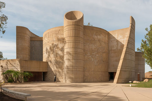 The Brandeis-Bardin Institute was built in 1947 in Simi Valley, California.You might recognise it as Command Centre in the Power Rangers.