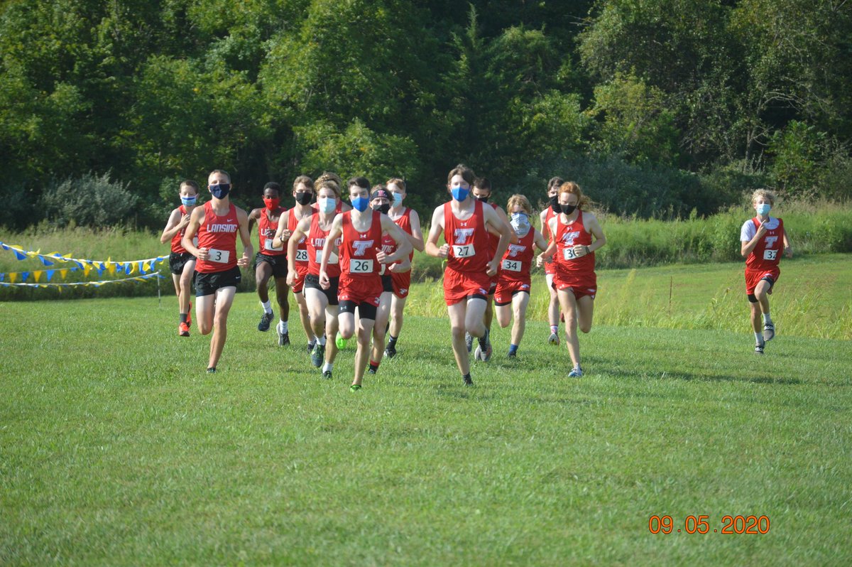 Longest running cross country meet in the state of Kansas! Another "Tonganoxie split" as our boys won 19-39, and our girls fell short, 44-19. An individual win for Michael Howell, and a strong second place finish for Anya Anderson!