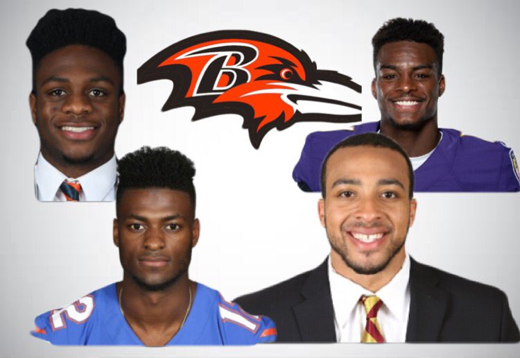 BrownsBaltimore's tweet photo. Welcome our rookies!

AJ Dillon, RB, Boston College
Van Jefferson, WR, Florida
James Proche, WR, SMU
Noah Igbinoghene, CB, Auburn https://t.co/gRgnvG5yC3