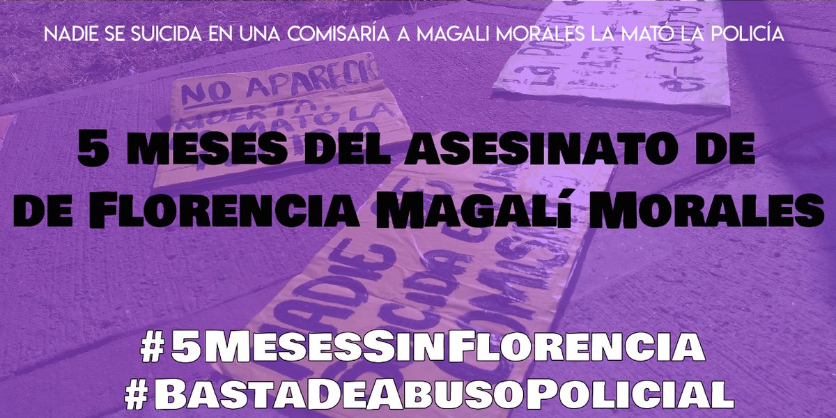 lasrudassl's tweet photo. ✔📣 A 5 meses del femicidio de Florencia Magalí Morales, Seguimos exigiendo justicia!! 💥🔥 @lasrudasvm @socorristasarg
@SocorroHilando 

#5MesesSinFlorencia
#BastaDeAbusoPolicial
#NiUnaMenos 
#VivasNosQueremos 
#MagaliMorales https://t.co/RV86kwk6nB