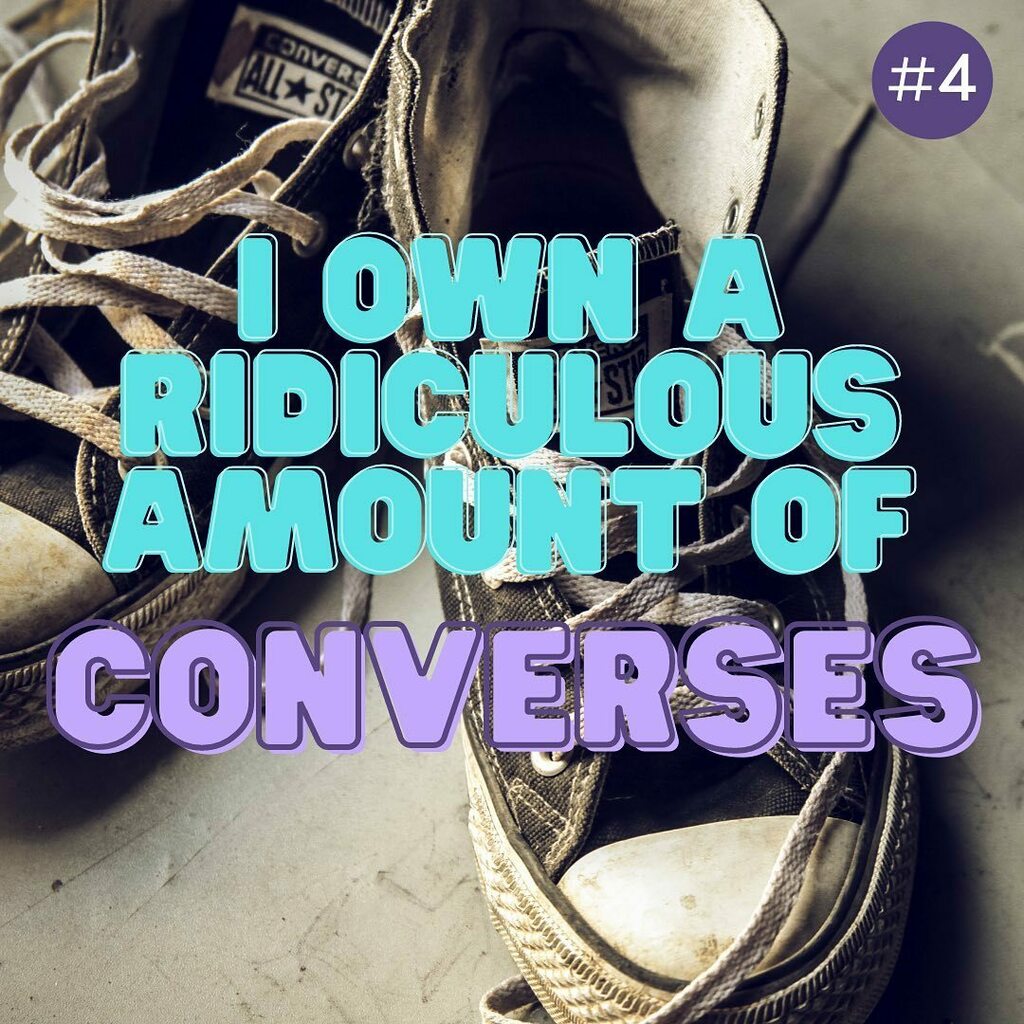 whatthadelia's tweet photo. It’s an obsession 😊 

#countdownto35 #randomfacts #converseallstar #conversechucktaylor https://t.co/VVWidoayws https://t.co/Opxze2ekgY