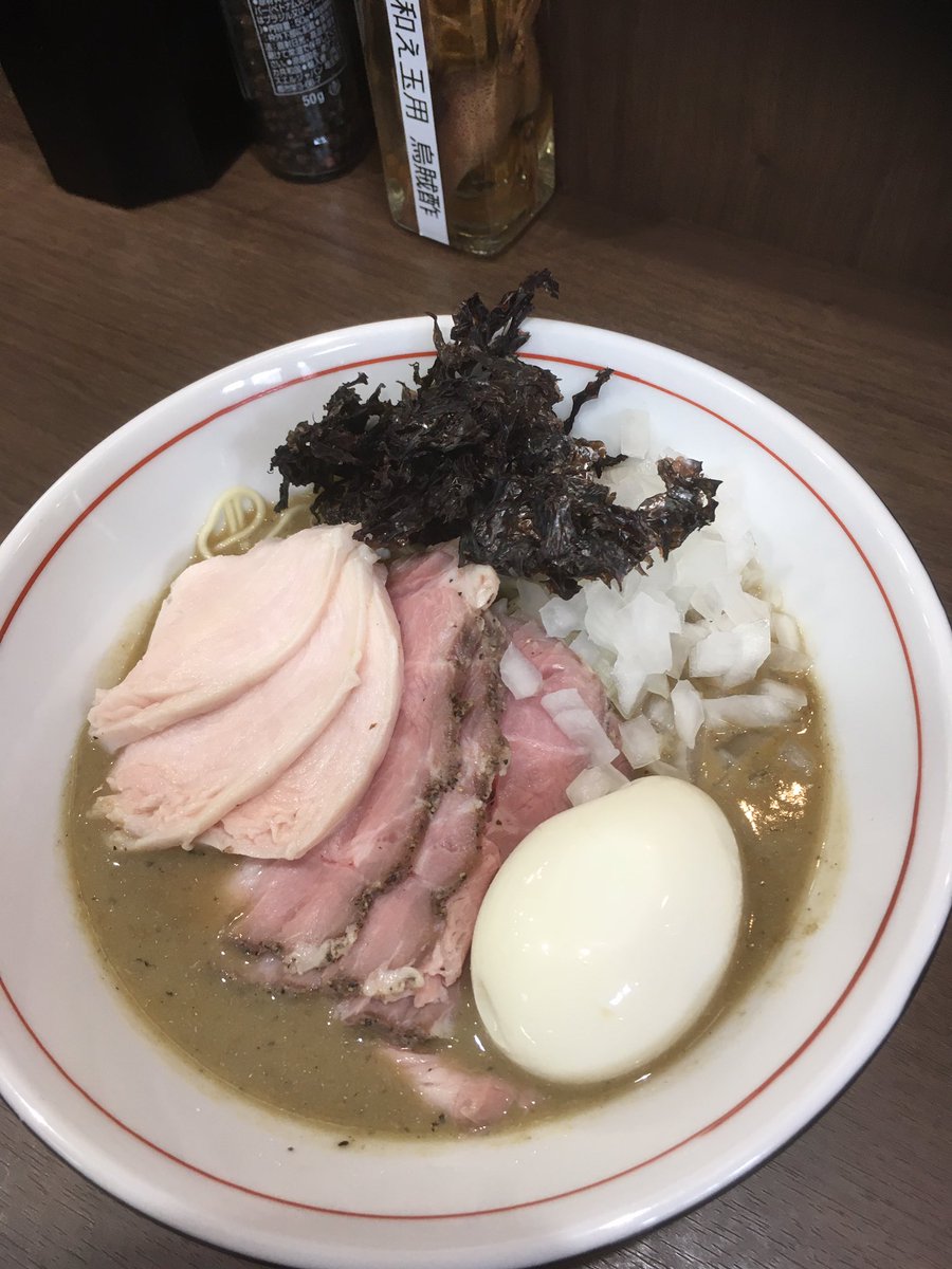 hiro820923's tweet photo. 埼玉　川口　今日の1番
特製濃厚煮干しそば&amp;特製煮干しそば https://t.co/qnXWMKREER