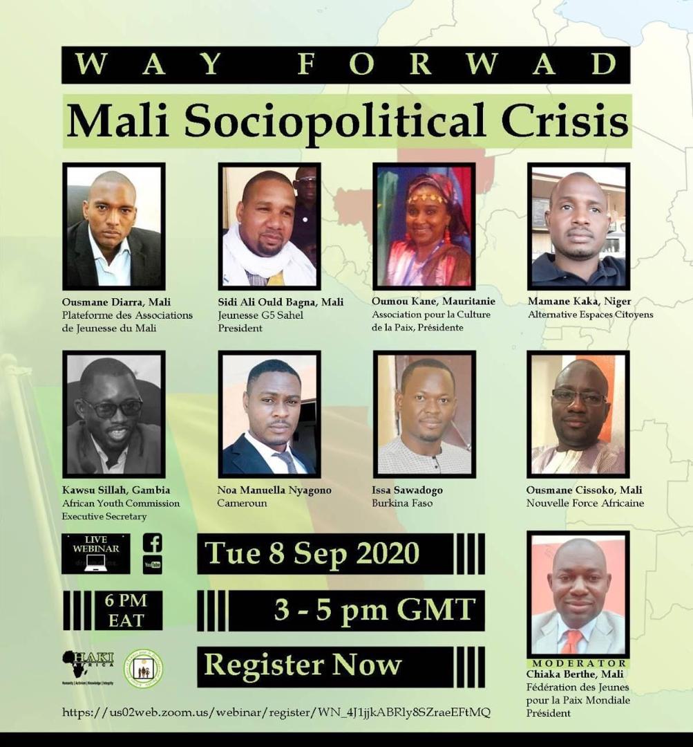traore_sako's tweet photo. Un webinar que je pense fera de bonnes propositions pour la stabilité au Mali https://t.co/oMkIWhJUjJ