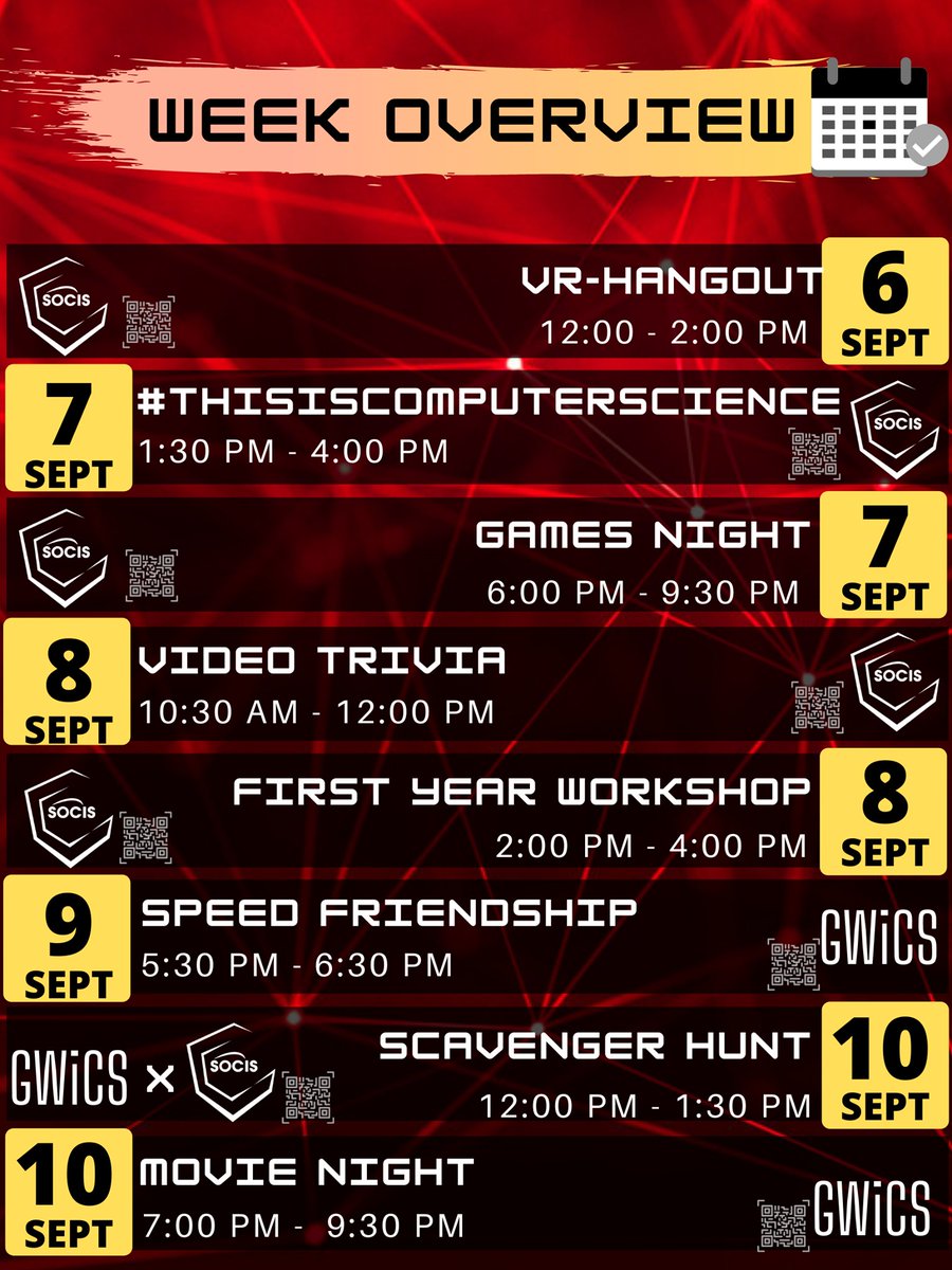 GuelphWiCS's tweet photo. Are you excited everyone? O-Week starts tomorrow!

While this year is going to be a little different than usual, we plan on making the most of it and having a great time anyway!  Head on over to https://t.co/LfQGXPR6fD for more information on each event https://t.co/x4NDBplNcb