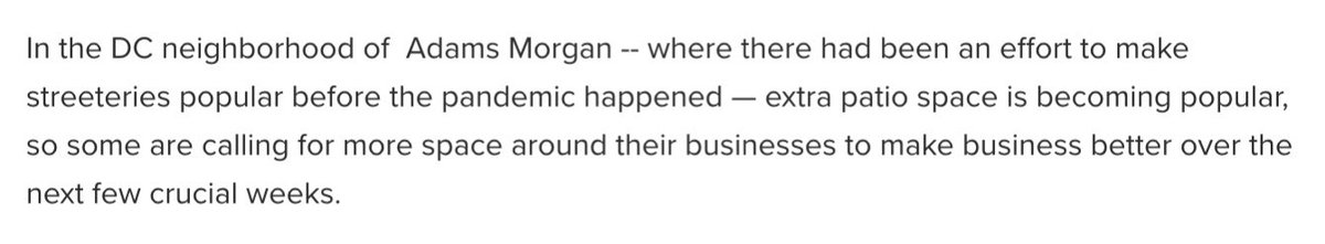 zacycles's tweet photo. Adams Morgan businesses are trying to stay afloat. For months, they’ve been begging @MayorBowser for a lifeline. @wusa9 story quoting Retrobottega owner &amp; @AdMoBID. 👇 https://t.co/E2JofJDlyj