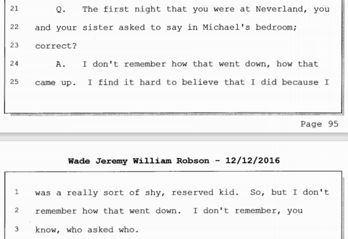 In 2016 he suddenly does not remember how it went down and does not remember who asked who, but found it unlikely that it was him who asked because supposedly he was too shy to ask.