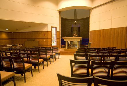 B'nai Israel Synagogue was built in 2003 in Southbury, Connecticut.A cute, modern style synagogue much loved by loved by its congregants!