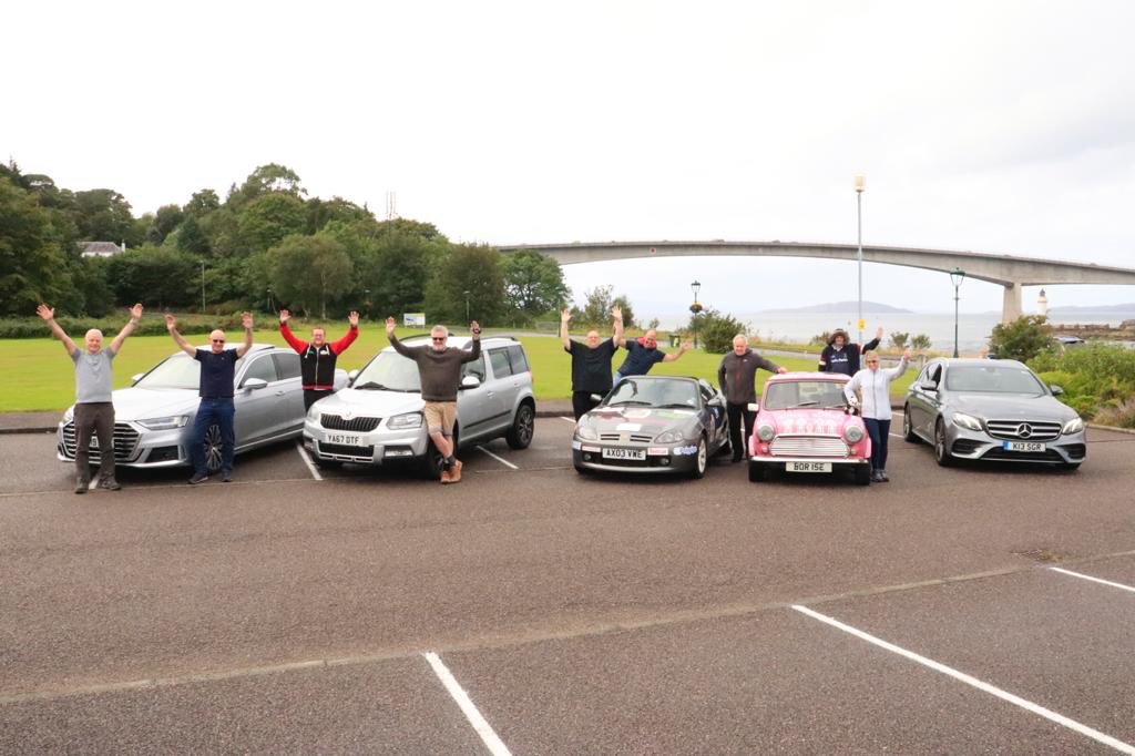 SGRMarketing's tweet photo. Fantastic final day on the NC500 tour. Applecross pass, Skye and Loch Lomond. What a day and what a great team 😊 https://t.co/0mhfjj04SU