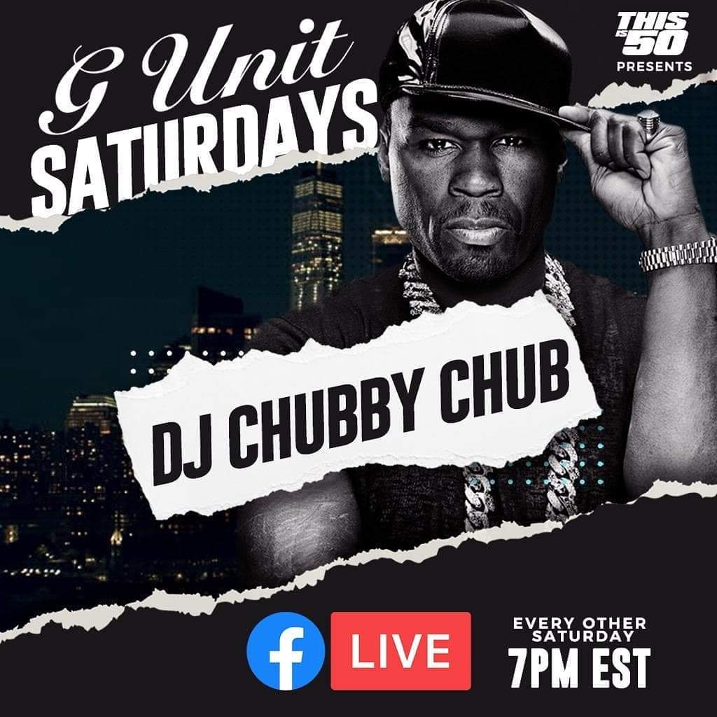 lynessa_1's tweet photo. G-UNIT SATURDAYS IS BACK TONIGHT WITH DJ CHUBBY CHUB [POWER EDITION] LIVE at 7PM EST!!! ON OUR FACEBOOK LIVE! @thisis50 a str8 hour of the #theunit lets enjoy this labor day weekend also #powerbookII tomorrow @power_starz get that #starzapp #starz #theheavyhitterdjs https://t.co/yZUq7zaAGu