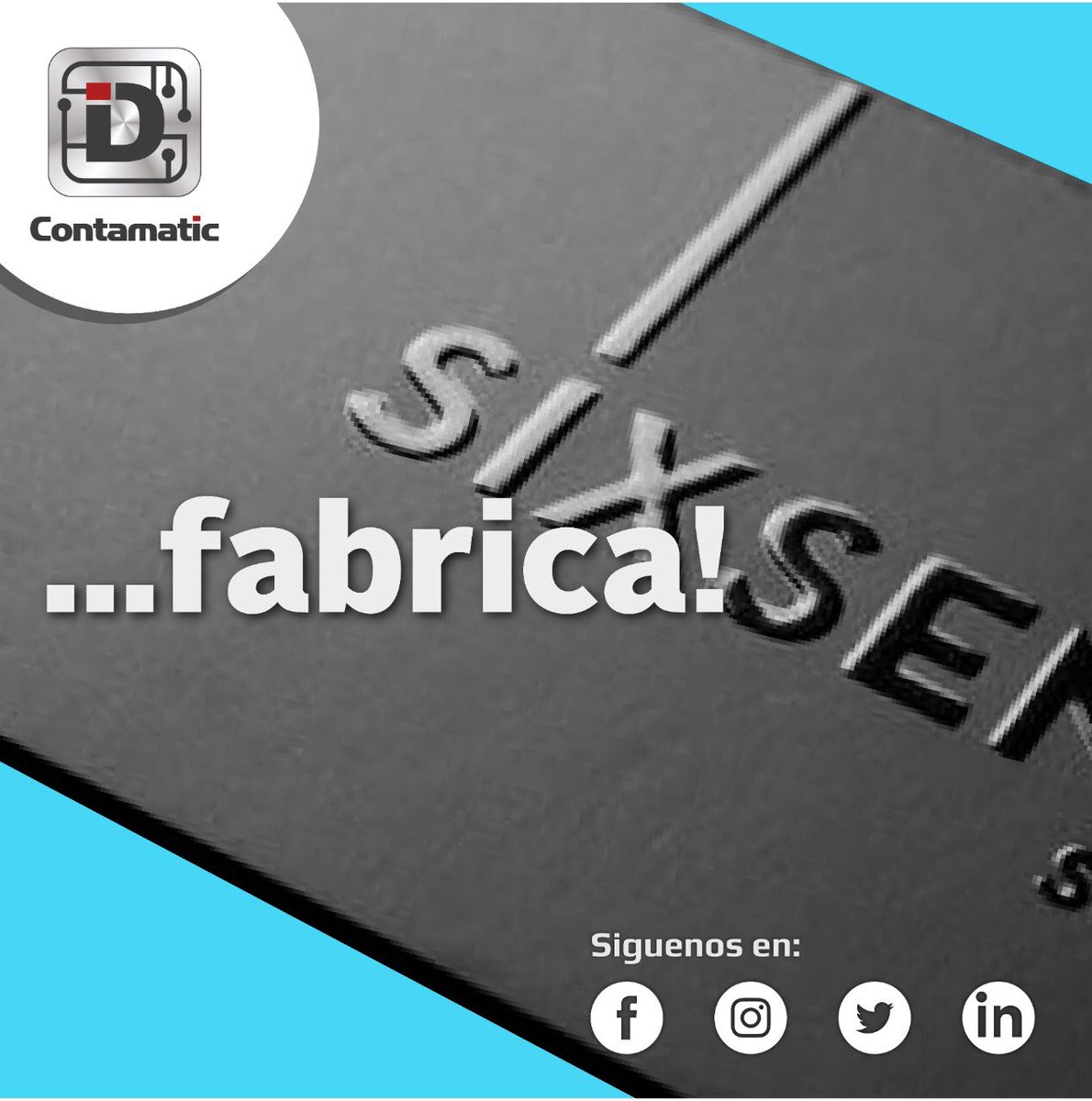 Contamatic_SAS's tweet photo. Contamatic SAS Líder en Soluciones de Identificación. 

#FideCard. Su negocio lo necesita. Sus clientes lo esperan. Sus ventas crecerán. 
.
#comercio #peluqueria #Contamatic #fidecard #comerciante #tendero #tienda #peluqueria #casino #supermercado #restaurante #almacen #negocio https://t.co/LDAvqU7WET