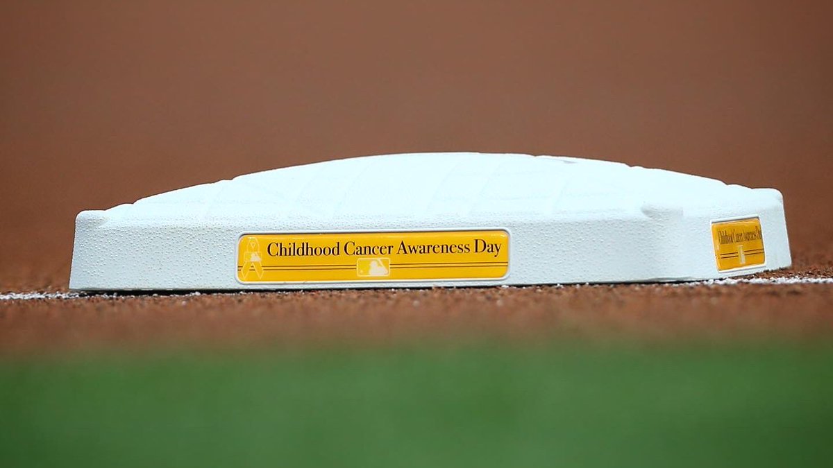 tigers's tweet photo. Wearing yellow for Childhood Cancer Awareness Month. 💛 https://t.co/Ib0jUitOyd