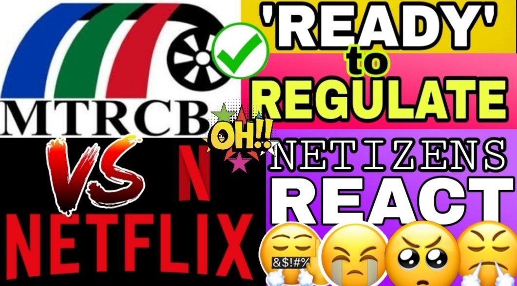 arnieatuel's tweet photo. MTRCB READY TO REGULATE NETFLIX | NETIZENS REACT
https://t.co/i9xtuY3ZxD

@netflix #mtrcb #Hulu #PrimeVideo #SleeplessOnNetflix #HBOMax  #netflixph https://t.co/phmyCxUJlu