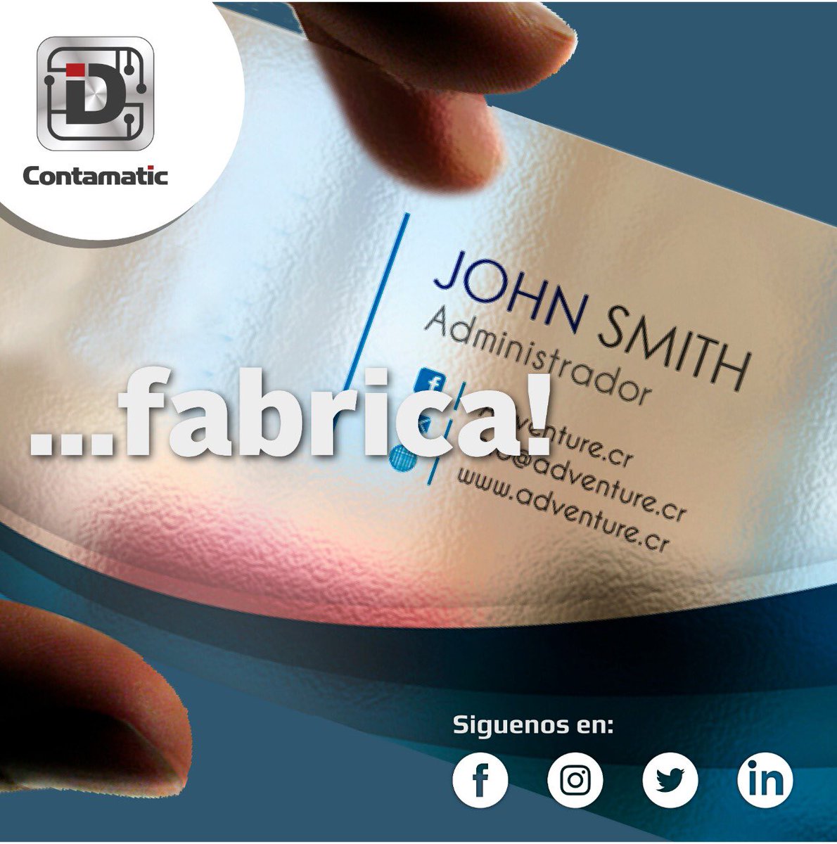 Contamatic_SAS's tweet photo. Contamatic SAS Líder en Soluciones de Identificación. 

#FideCard. Su negocio lo necesita. Sus clientes lo esperan. Sus ventas crecerán. 
.
#comercio #peluqueria #Contamatic #fidecard #comerciante #tendero #tienda #peluqueria #casino #supermercado #restaurante #almacen #negocio https://t.co/HTUduif64g