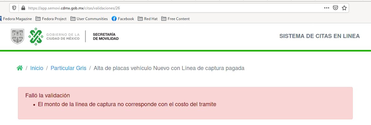 nopalitux's tweet photo. @locatel_mx @kenyasvd @LaSEMOVI @SSC_CDMX En mi caso ya hice la primera cita y pagué las placas, pero para agendar la segunda cita me sale este mensaje al teclear mi línea de captura. ¿Qué está haciendo falta, @locatel_mx ? @SSC_CDMX https://t.co/6yPvw0z1Zh