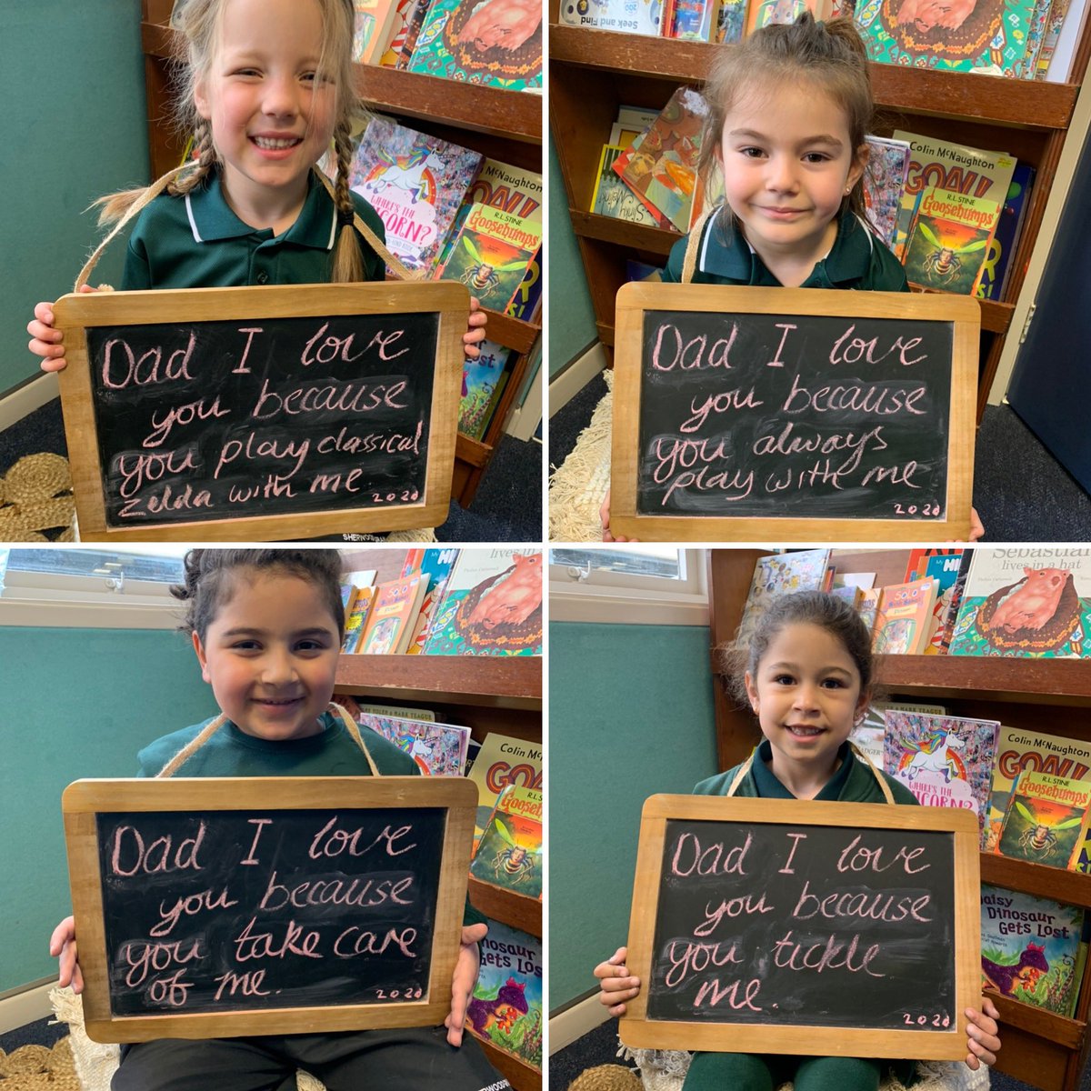 Dcblopez's tweet photo. Happy Fathers Day from #1/KL2020 kindy @Sherwood_Grange #sweetmessages https://t.co/gkZdegNQlk