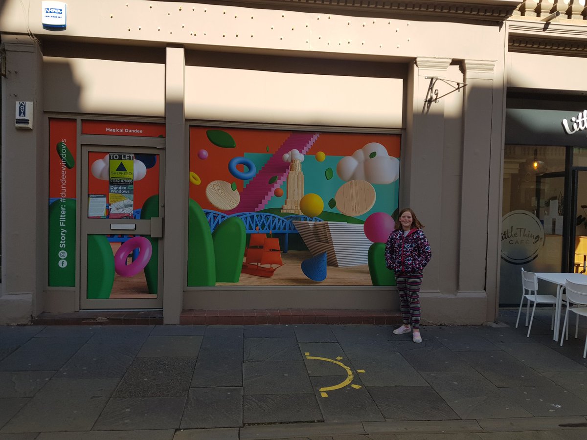 indieemu's tweet photo. Found 4 of the #Dundeewindows today. The bairn loves an art hunt! https://t.co/UPahpPoGbi