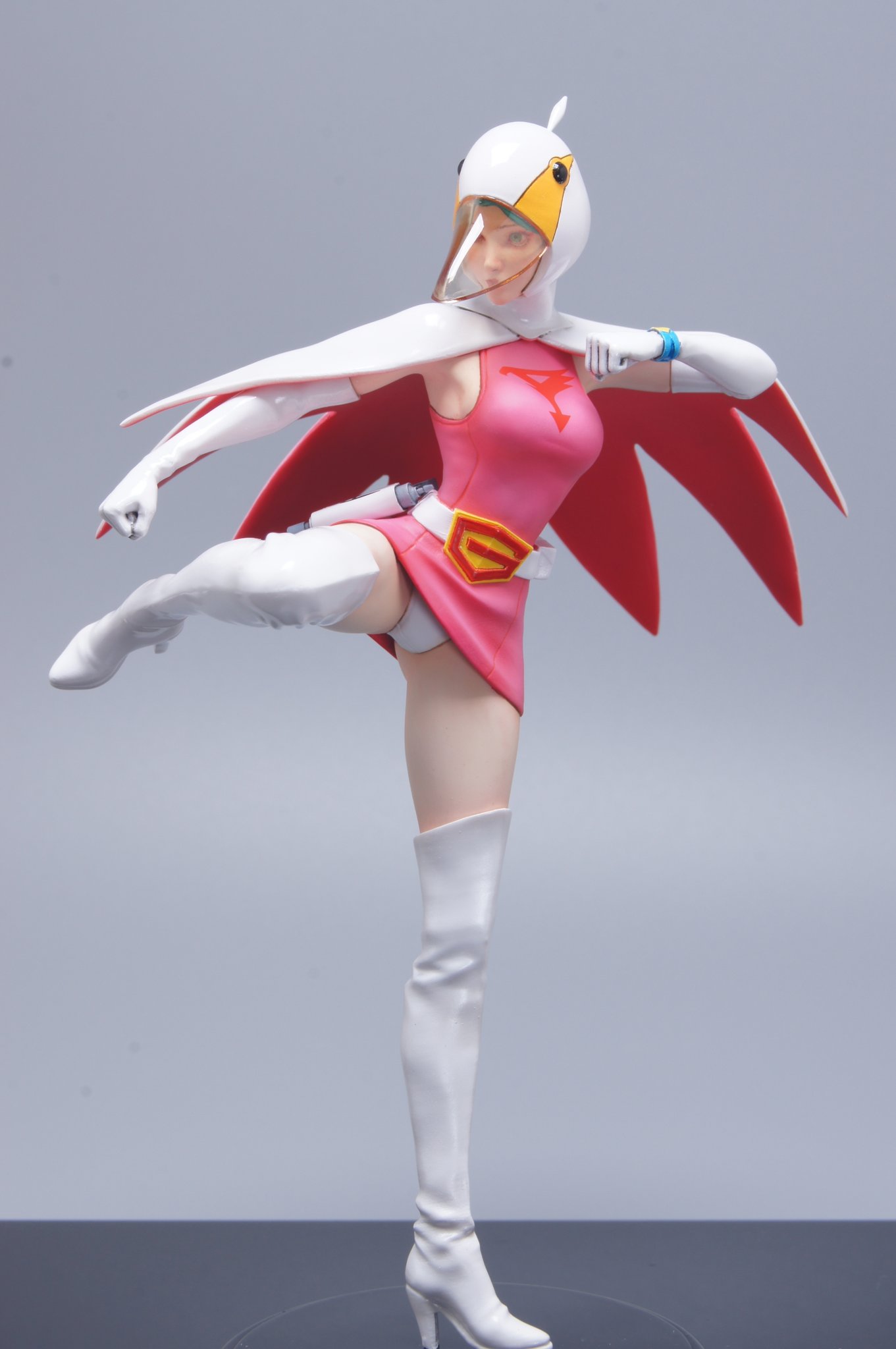 アカデミー 科学忍者隊 ガッチャマン 白鳥のジュン レジン フィギュア