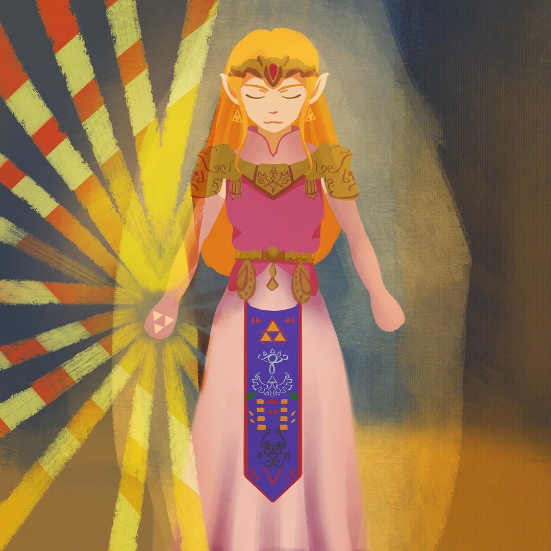 Princess Zelda from #OcarinaofTime