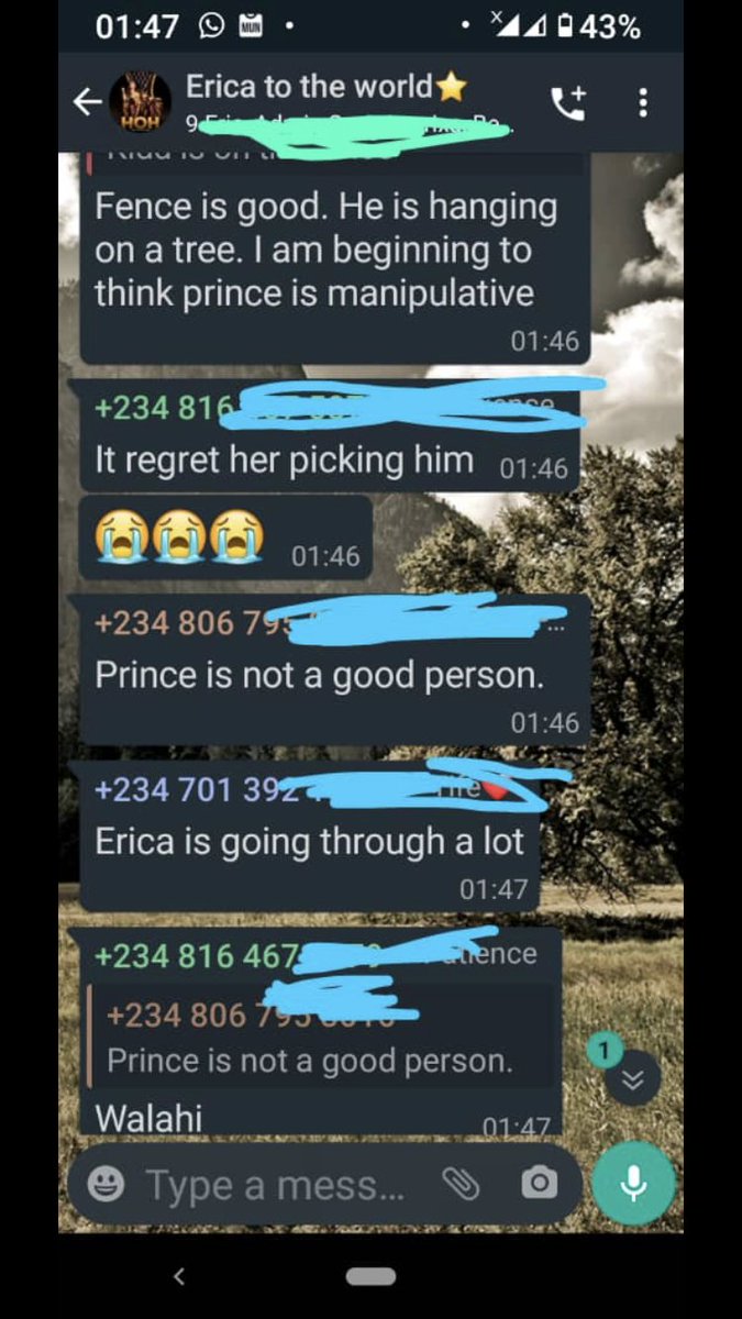coddilia's tweet photo. I don’t fuck with this 😑😐

These people will always blame everyone else and not take full responsibility of their girl’s actions 

Prince’s doing his best to be a gentleman 😠

#StepUpWithPrince 
 #BBNaija https://t.co/ZZdZh1d4ip