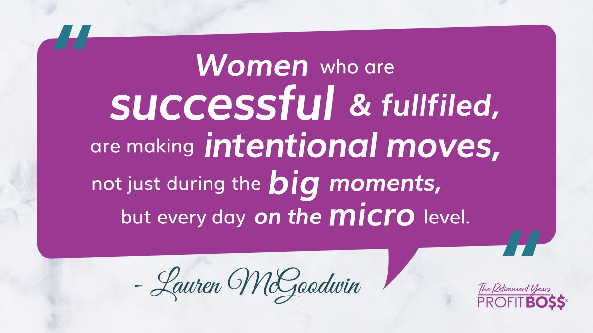 “Women who are successful and fulfilled, are making intentional moves, not just during the big moments, but every day on the micro-level.”-Lauren McGoodwin
Make sure to tune in to the newest episode of Profit Boss® Radio! hilaryhendershott.com/lauren-mcgoodw…  #profitbossradio #careercontessa