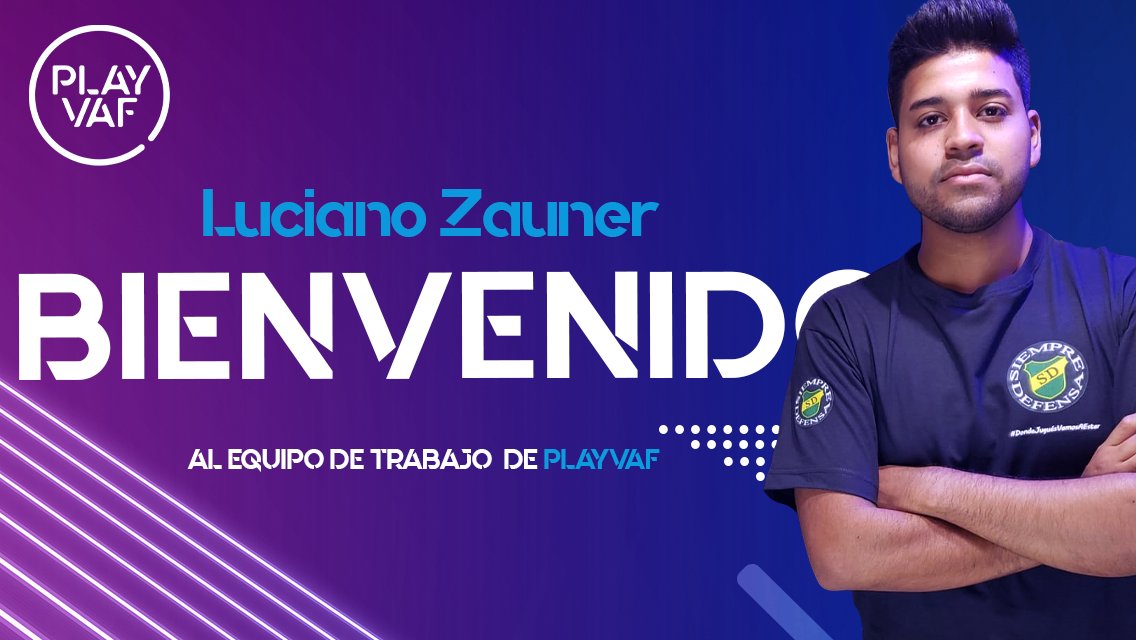 ZaunerLuciano's tweet photo. No quería terminar este día sin agradecer a @playVAF por esta nueva oportunidad. Hoy me toca sumarme al equipo de trabajo de este gran medio de comunicación y una nueva etapa comienza, tanto de aprendizaje, como de trabajo en equipo 😁💪
¡Muchas gracias por confiar por mí! 📺📻🎙️ https://t.co/3DxLMZkyMb