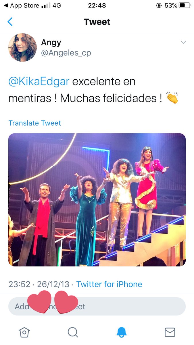 Angeles_cp's tweet photo. @mentirasmexico @mejorteatro @KikaEdgar la mejor por siempre desde el 2013 🥰😍❣️ https://t.co/eC9nCG6X5U