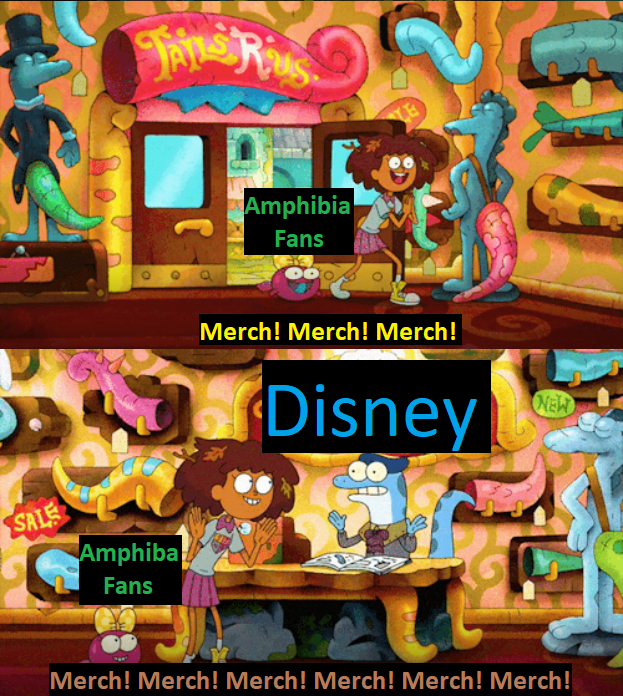 SamKohner's tweet photo. In honor of The Amphibia House trending today, I made dual memes for us fans to use~
#TheOwlHouse #TheAmphibiaHouse #Amphibia #merch #Disney https://t.co/9CfZifI6XA