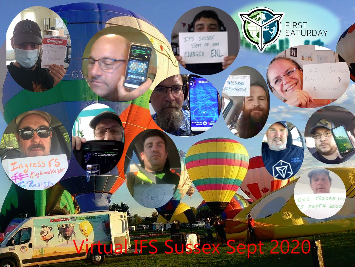 Jim0Watters's tweet photo. Maritime Ingress Virtual First Saturday in Sussex
Balloon Fest did not happen this year but we visited the portals virtually.
#IFS #IngressFSatHome https://t.co/ebin62dJ4S