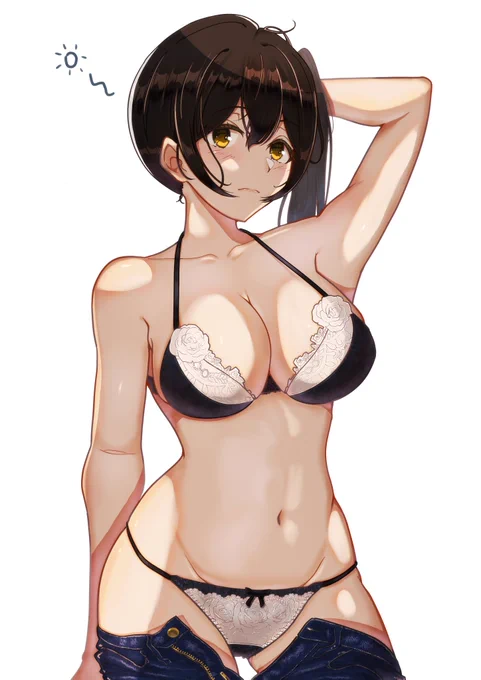 昨夜は提督との夜戦で寝不足気味の加賀さん
#艦これ 
#加賀 
#艦これ好きと繋がりたい 