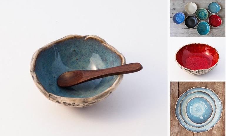 kariceramics's tweet photo. Blue spice bowl with spoon Handmade ceramic https://t.co/Ol3QfTygvx #ceramics #handmadepottery https://t.co/wIWLgH7oXq